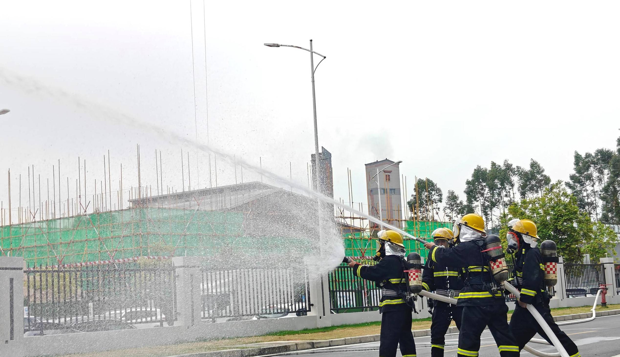 筑牢防火墙！广合科技开展联合消防演习